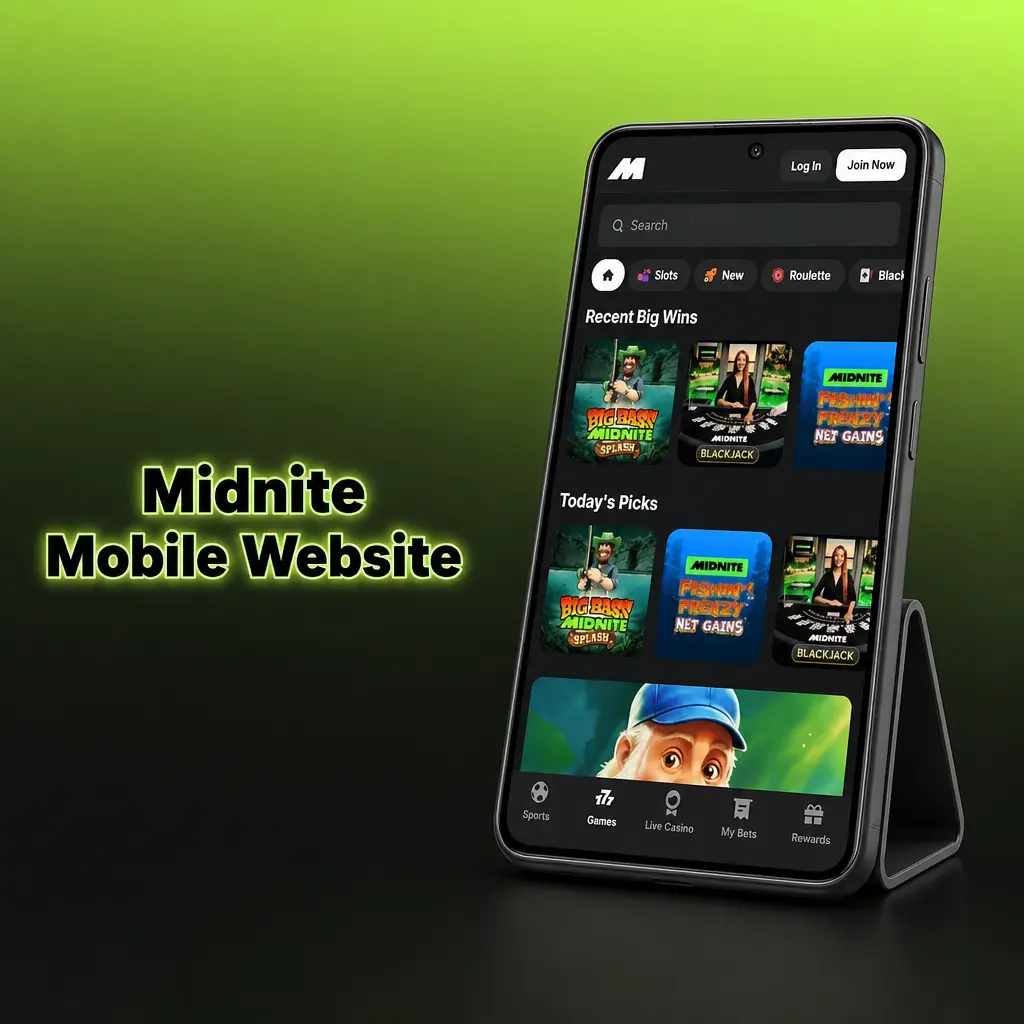 Midnite Mobile Website