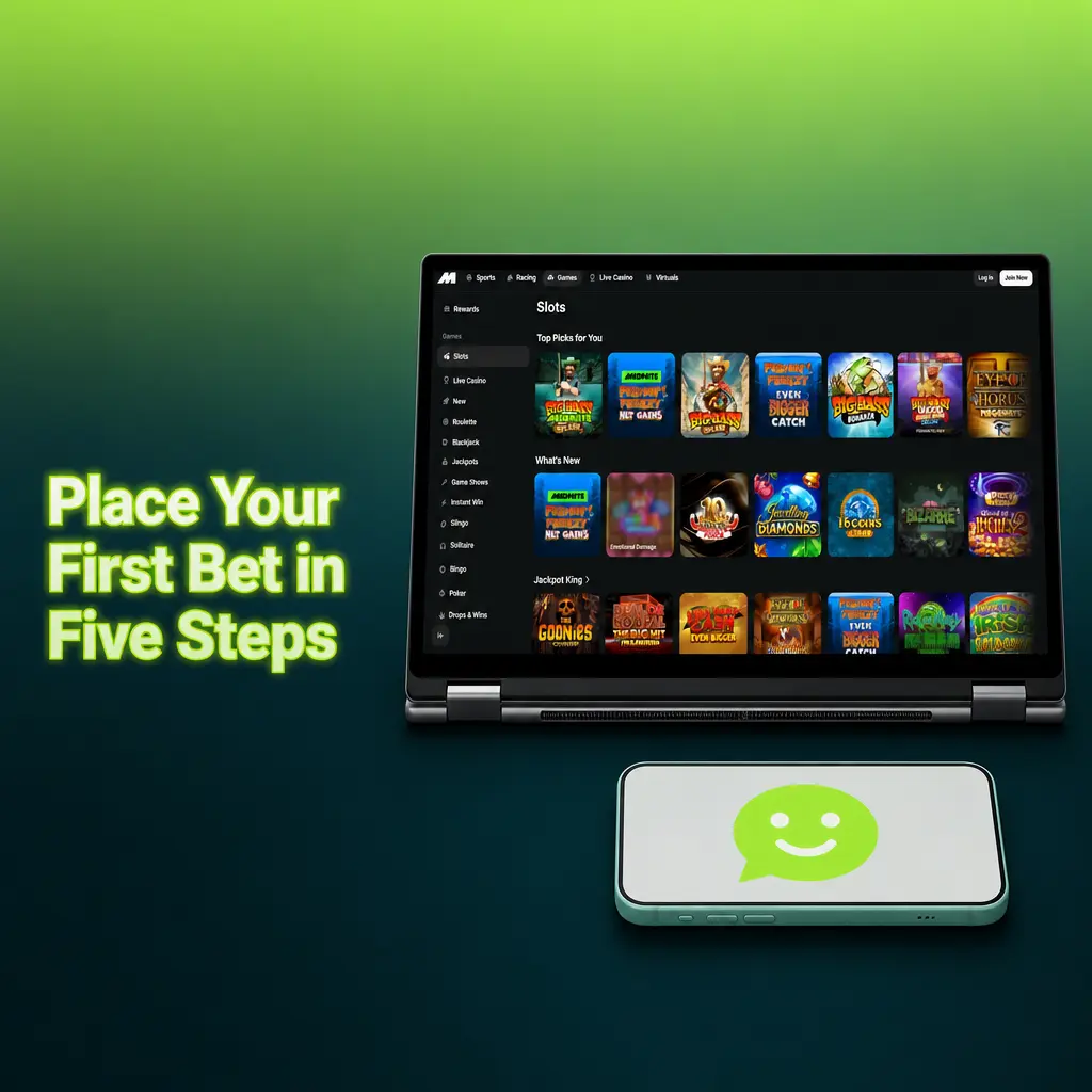 Place Your First Bet in Five Steps