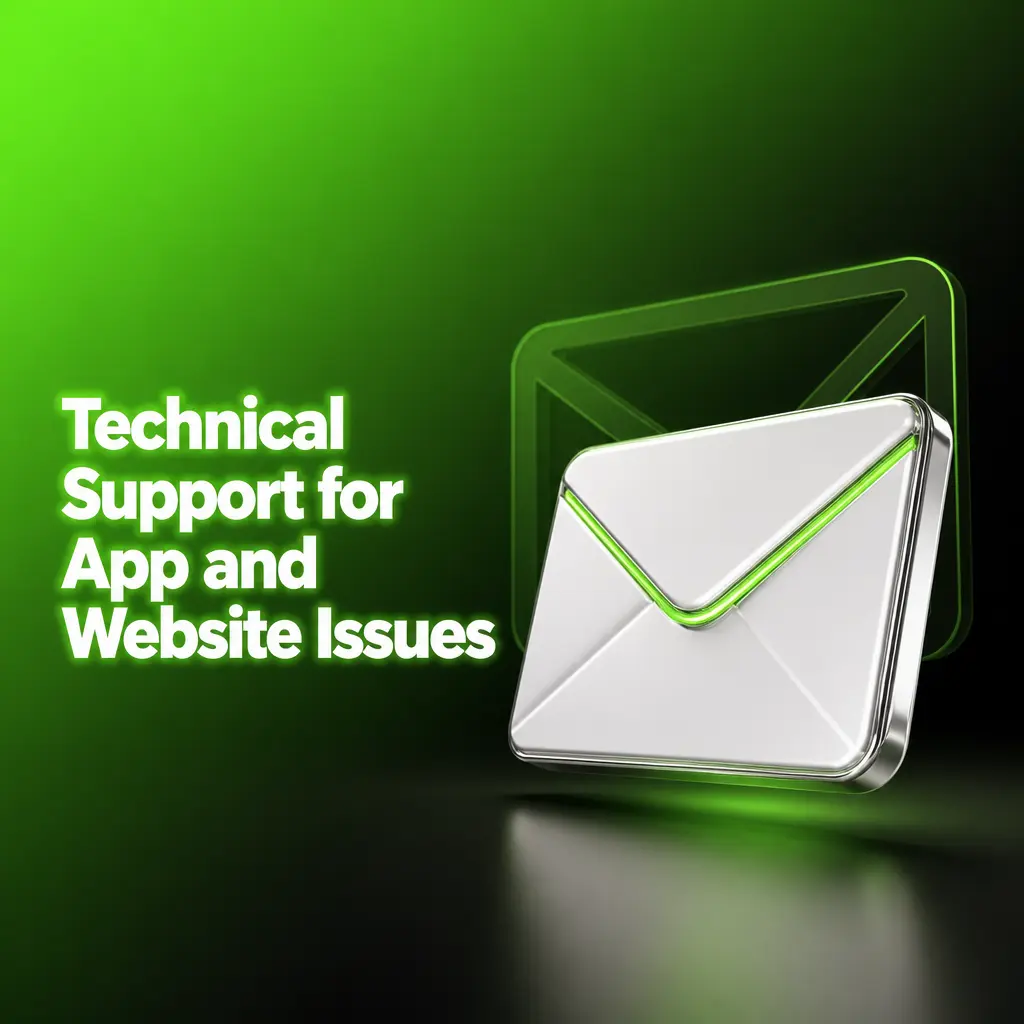 Midnite support team assisting with app crashes, login errors, and streaming issues via live chat or email